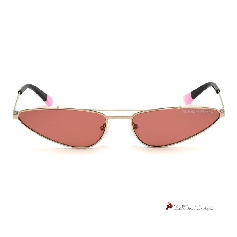 Rose Gold Metal Sunglasses