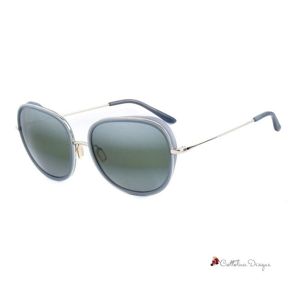 Gray Stainless Steel Sunglasses