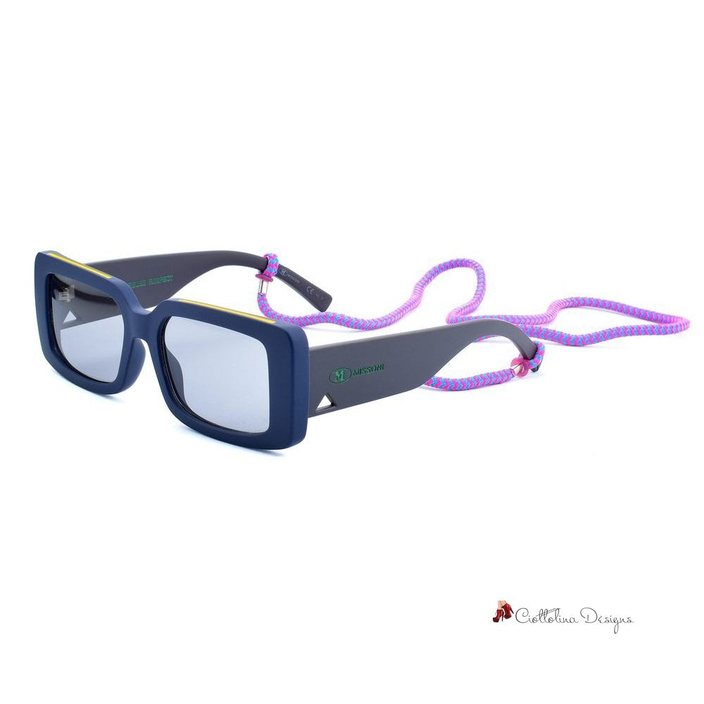 Blue Resin Sunglasses