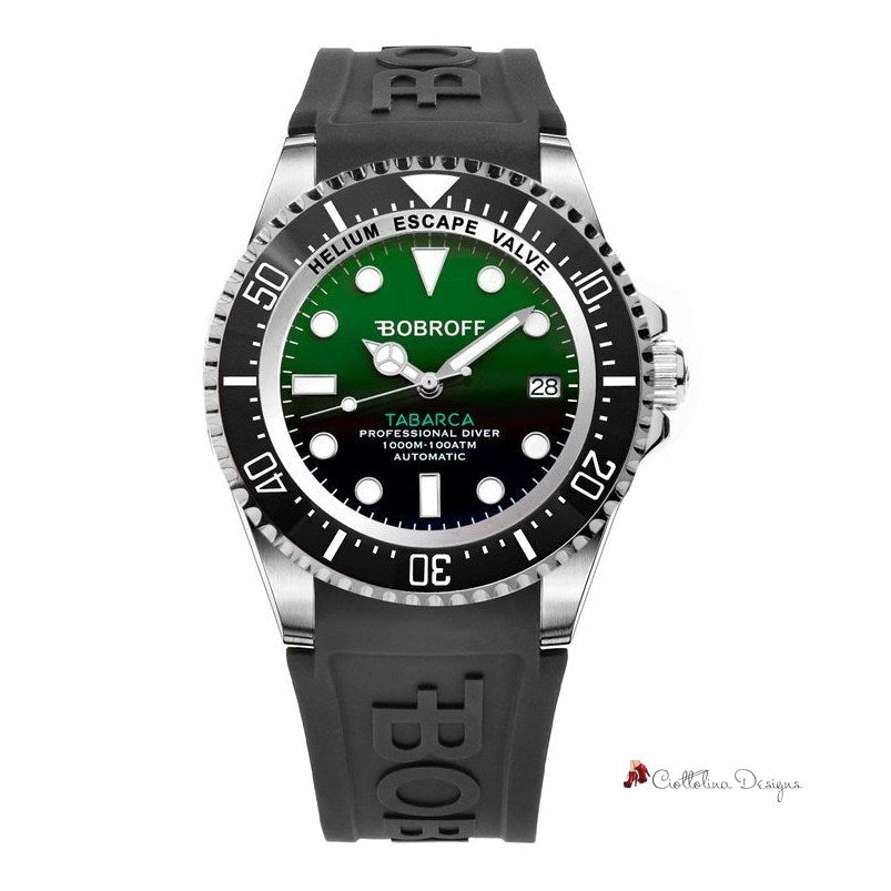 Black Rubber Watch