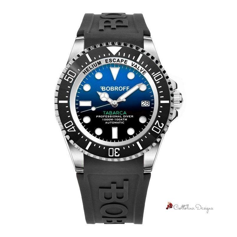 Black Rubber Watch