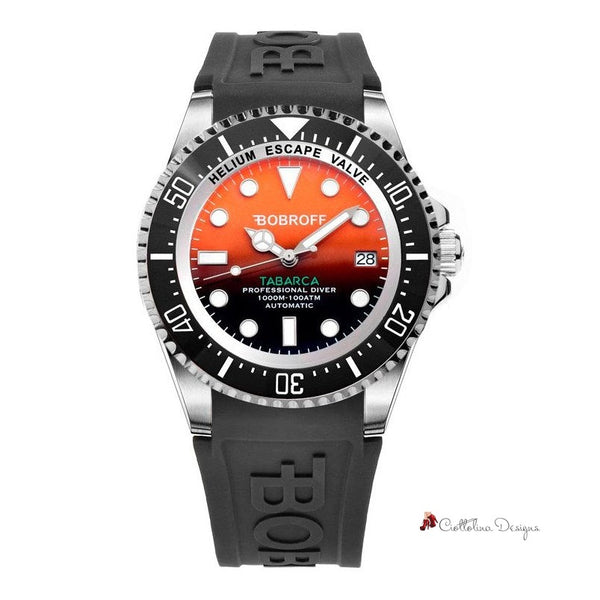 Black Rubber Watch