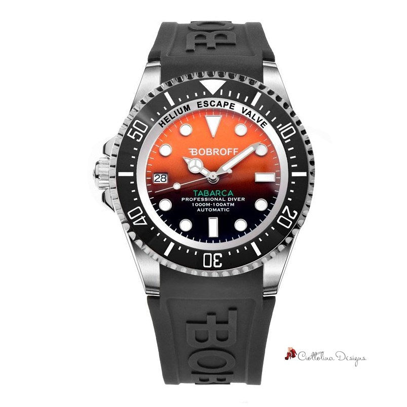 Black Rubber Watch