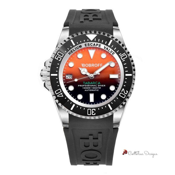 Black Rubber Watch