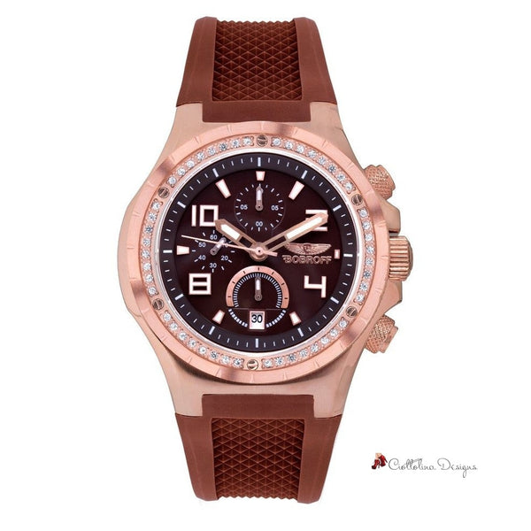 Brown Rubber Watch