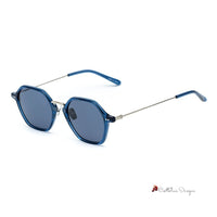 Blue Titanium Sunglasses