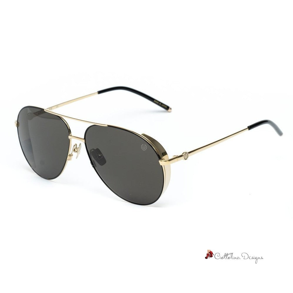 Gold Titanium Sunglasses