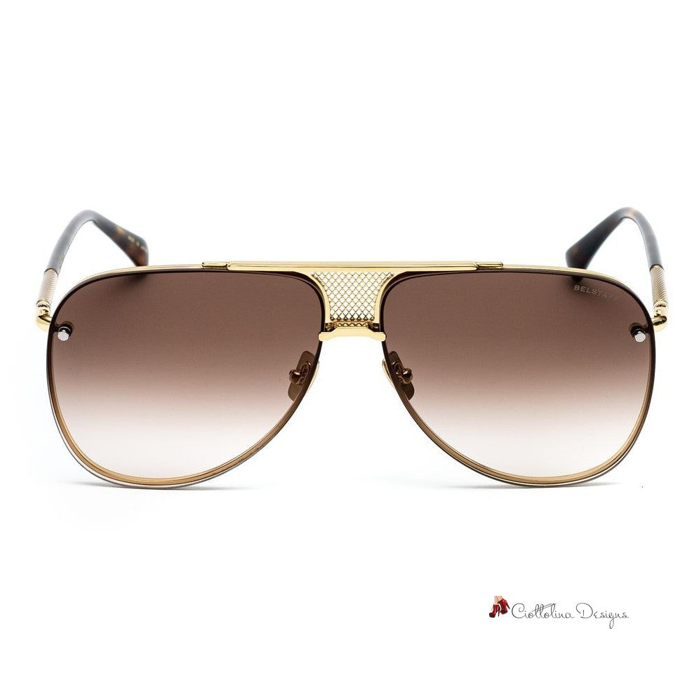 Gold Titanium Sunglasses