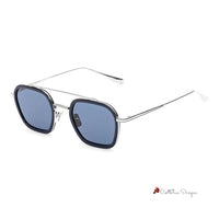 Blue Titanium Sunglasses