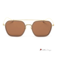 Gold Titanium Sunglasses