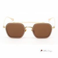 Gold Titanium Sunglasses