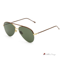 Brown Titanium Sunglasses