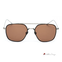 Brown Titanium Sunglasses