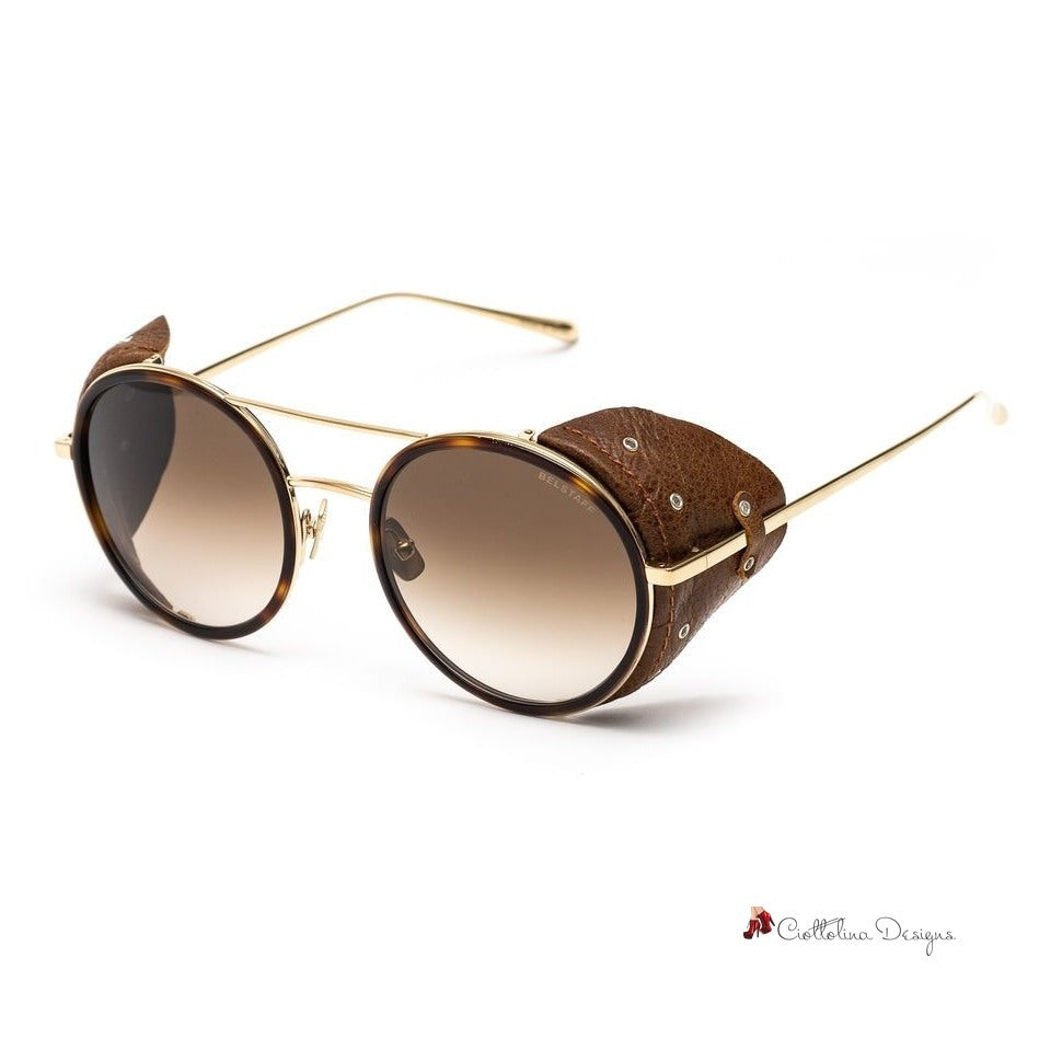 Gold Titanium Sunglasses