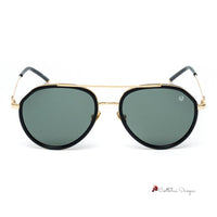 Gold Titanium Sunglasses