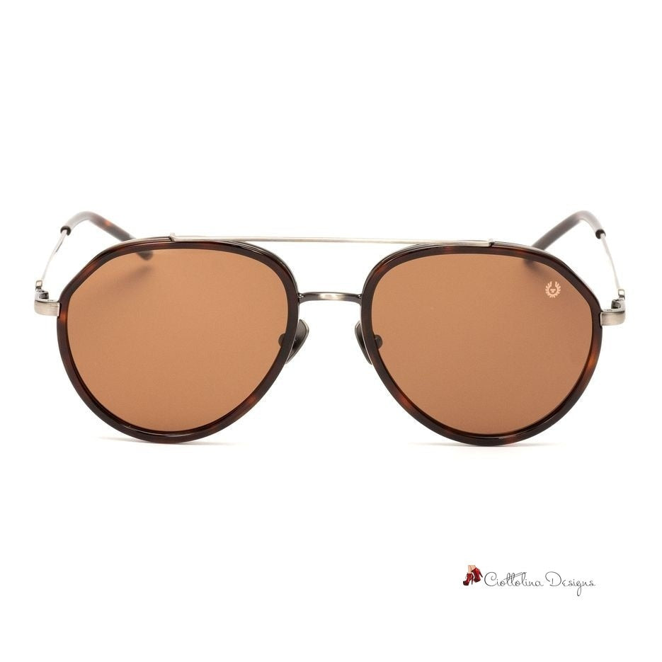 Brown Titanium Sunglasses