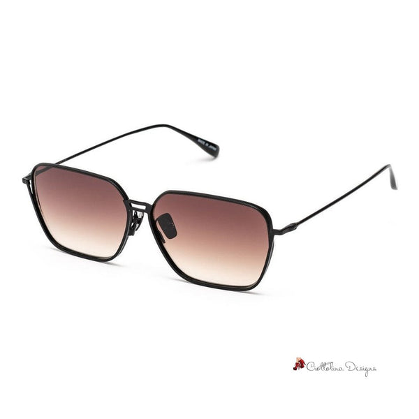 Black Stainless Steel Sunglasses