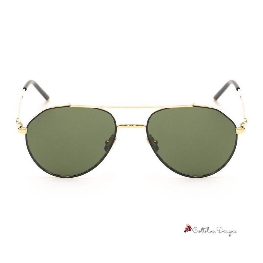 Gold Titanium Sunglasses