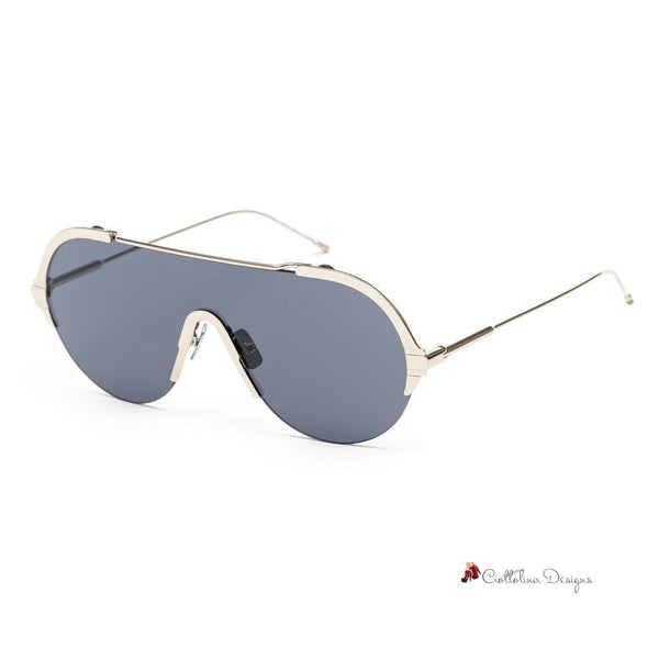 Gray Stainless Steel Sunglasses