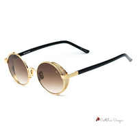 Gold Titanium Sunglasses