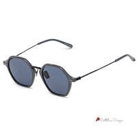 Gray Stainless Steel Sunglasses