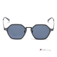 Gray Stainless Steel Sunglasses