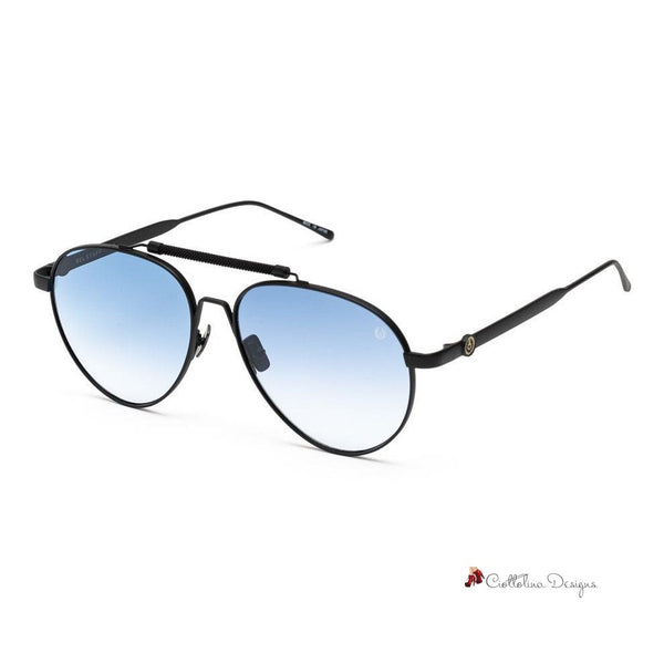 Black Stainless Steel Sunglasses