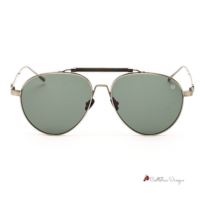 Gray Stainless Steel Sunglasses