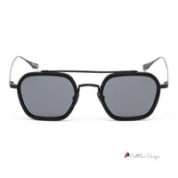 Black Stainless Steel Sunglasses