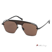 Brown Titanium Sunglasses