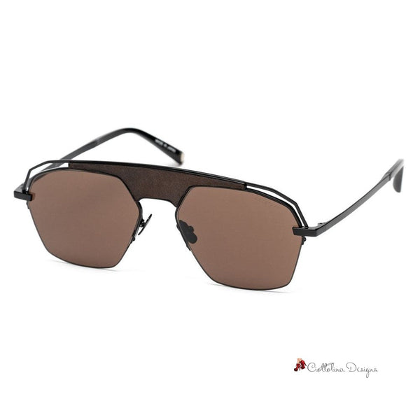 Brown Titanium Sunglasses