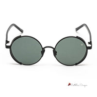 Black Stainless Steel Sunglasses