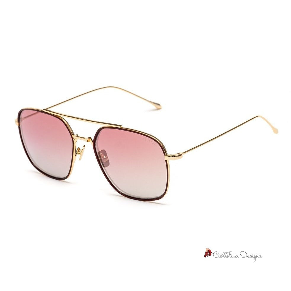 Gold Titanium Sunglasses