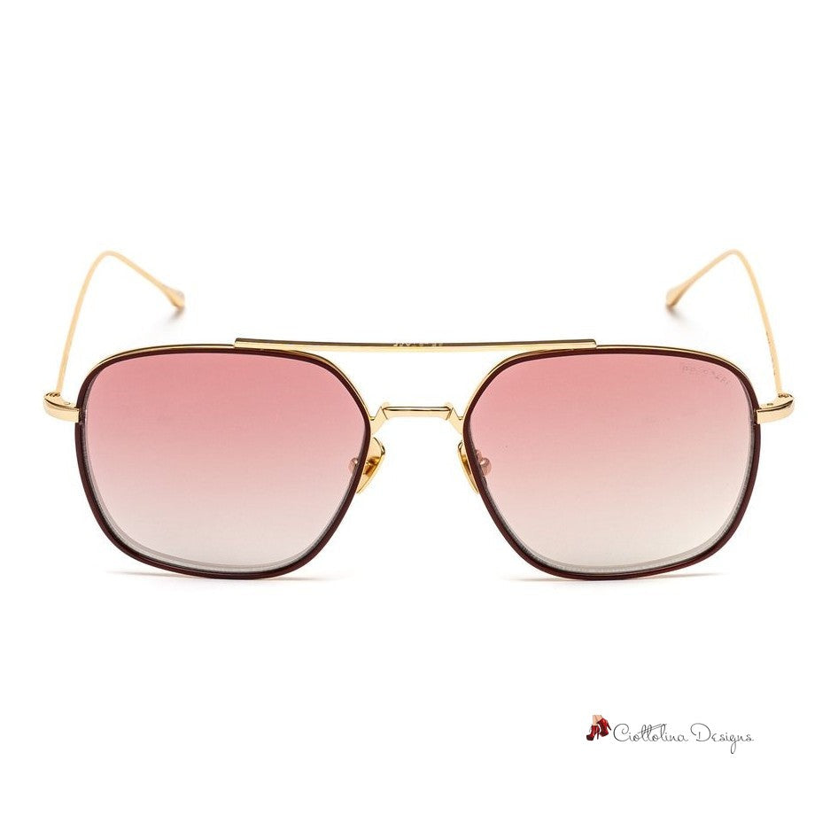 Gold Titanium Sunglasses