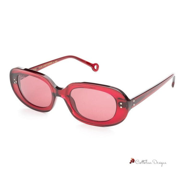 Burgundy Acetate Sunglasses