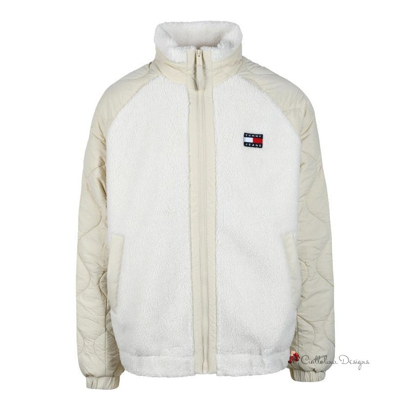 Cream Polyester Jacket