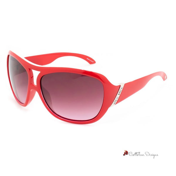 Red Acetate Sunglasses