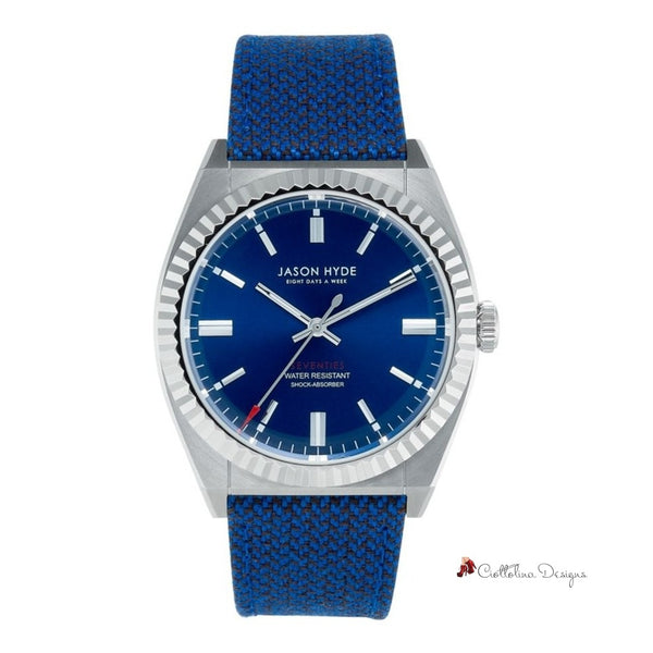 Blue Textile Watch