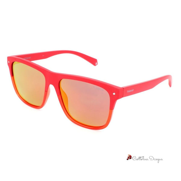 Orange Resin Sunglasses