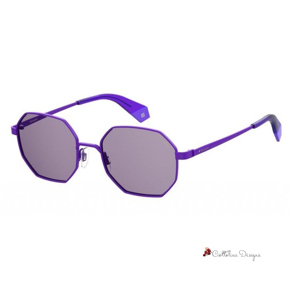 Purple Metal Sunglasses