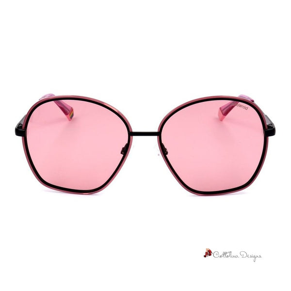 Pink Metal Sunglasses