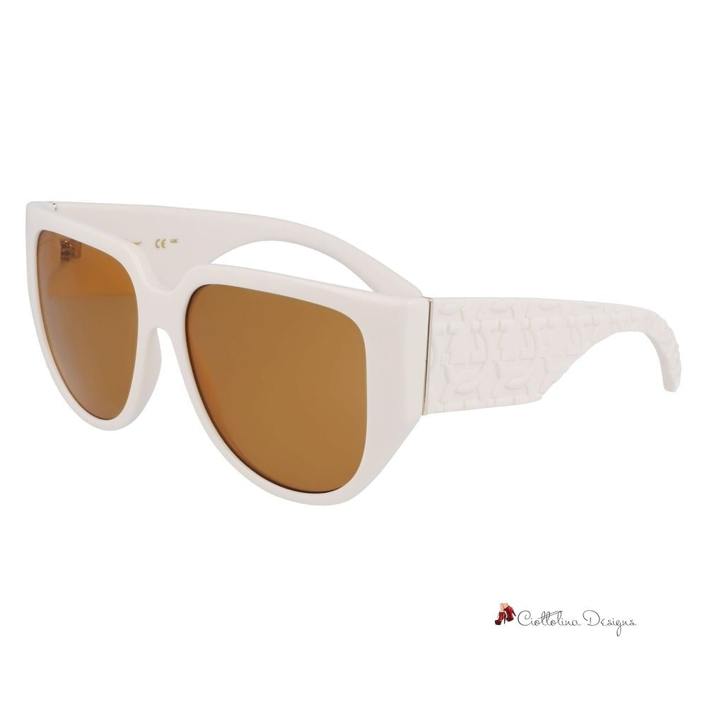 White Bio Injected Sunglasses