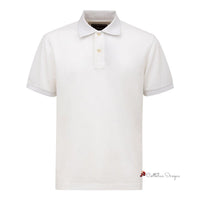 White Cotton Polo Shirt