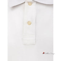 White Cotton Polo Shirt