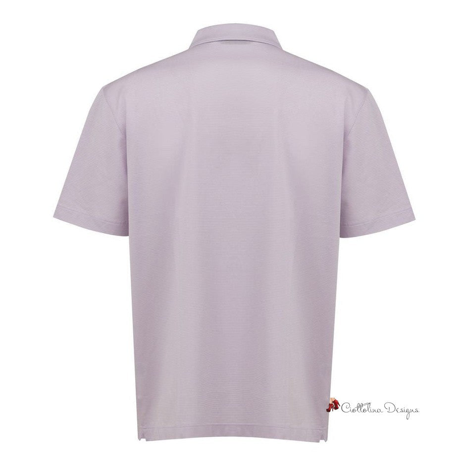 Purple Cotton Polo Shirt