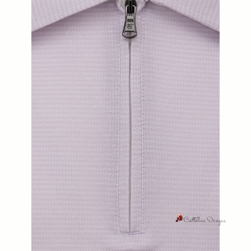 Purple Cotton Polo Shirt