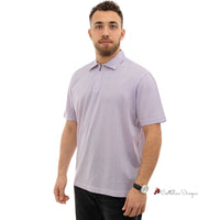 Purple Cotton Polo Shirt