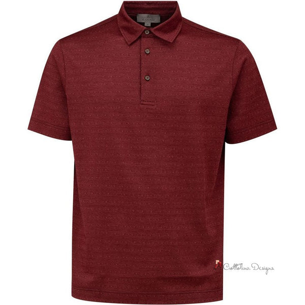 Burgundy Cotton Polo Shirt