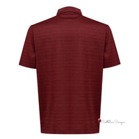 Burgundy Cotton Polo Shirt