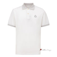 White Cotton Polo Shirt